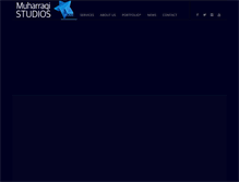 Tablet Screenshot of muharraqi-studios.com